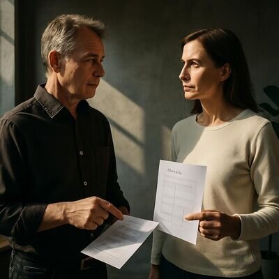Zwei Menschen im Gespr&auml;ch kl&auml;ren Erwartungen und Zust&auml;ndigkeiten ruhig und auf Augenh&ouml;he.