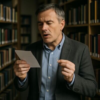 Ein Mensch &uuml;bt eine klare Aussage in ruhiger Umgebung, fokussiert und gelassen.