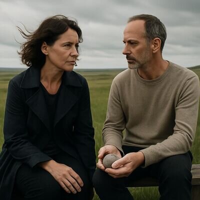 Zwei Menschen in ruhiger N&auml;he, die sich ohne Worte verstanden f&uuml;hlen.