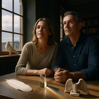 Engel-Symbole: Fluegel, Licht, Tauben – Bedeutungslexikon mit Kontext