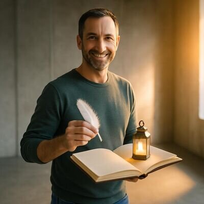Journaling-Fragen fuer Orientierung und Trost (Engel-Thema integriert)